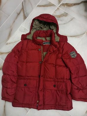 Marco Polo Down Comfort Concept jacket with down, like new, size L/XL, red