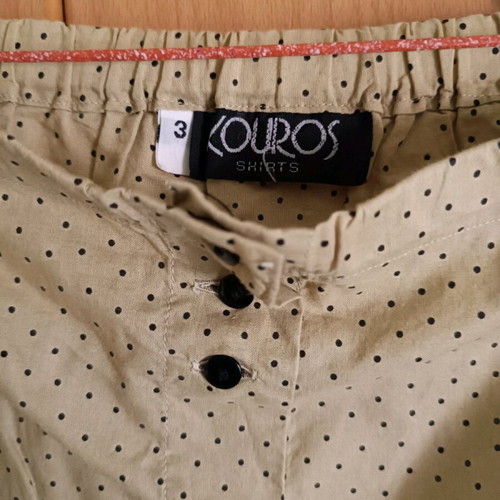 Kouros polka dot blouse like new, size S