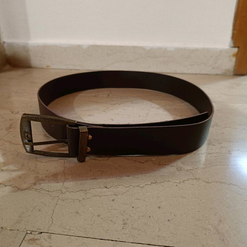 Brown faux leather belt like new, size 100