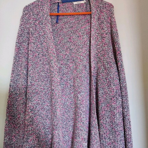 Cardigan XL with multicolor knit like new