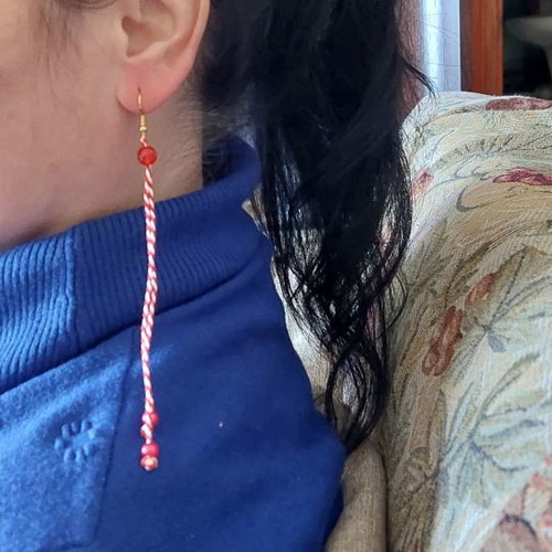 Handmade earrings new with care and love