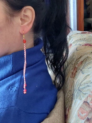Handmade earrings new with care and love