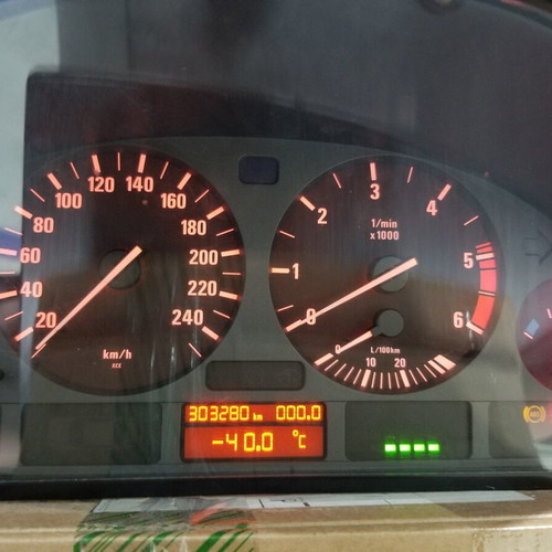 BMW E39 diesel instrument cluster, 1998 model