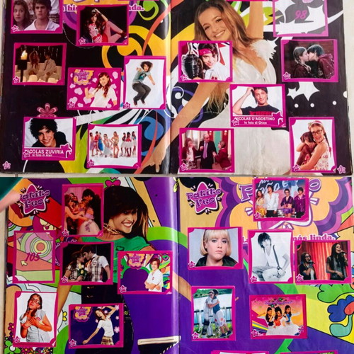 Patito Feo Sticker Album used with 290 of 300 stickers, vintage 2008