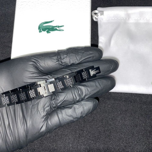 Black bracelet new Lacoste