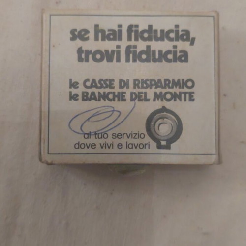 Italian matchbox Ho Fiducia used, vintage collectible