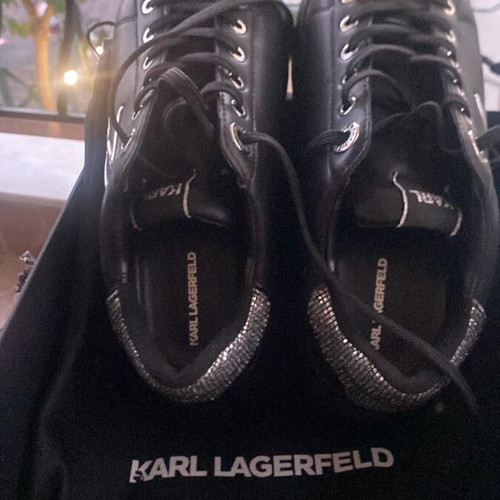 Karl Lagerfeld KAMP Pebble sneakers new, black, size 41