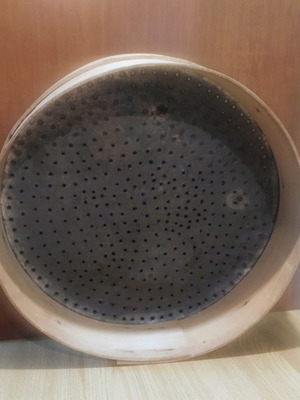 Vintage Kitchen Sieve used, diameter 40cm