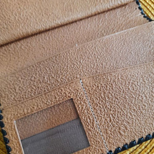 Wallet made of genuine leather, new, historical from USSR