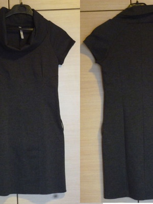 Blouse dress used, mini dress gray, size S-M