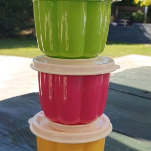 Tupperware jelly bowl set 3 pieces new