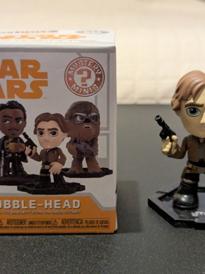 Star Wars Han Solo Bobble-head Funko Mystery Minis αποκλειστικό καινούργιο