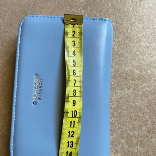 Diana & Co blue synthetic women's wallet like new