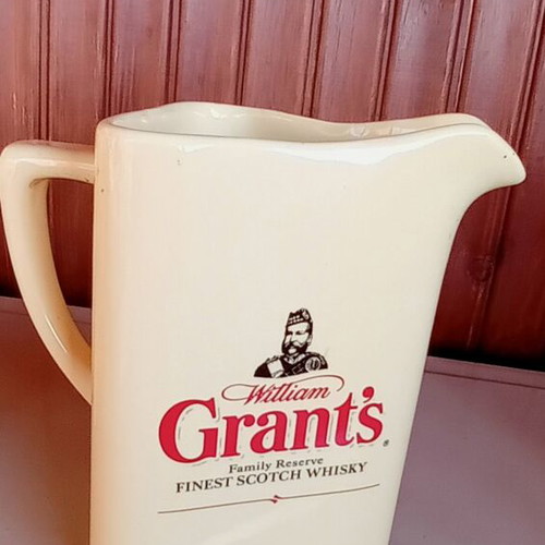 William Grant's Finest Scotch Whisky Water Jug new