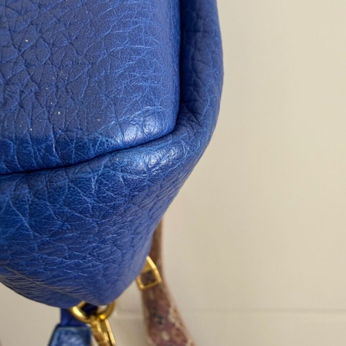 Blue crossbody women's bag like new