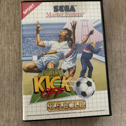 Super Kick Off Sega Master System game, complete