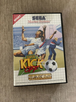Super Kick Off Sega Master System game, complete