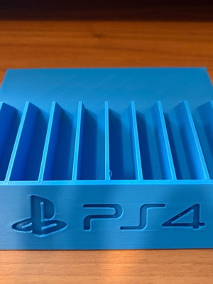 Holder for PlayStation games 3D printed made to order