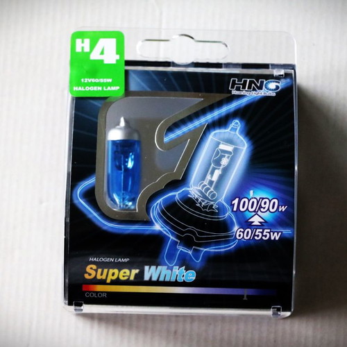 Car Lamps H4 Halogen XENON 6000K 100W New