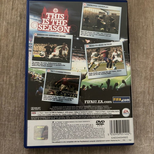 FIFA 07 PlayStation 2 used English complete