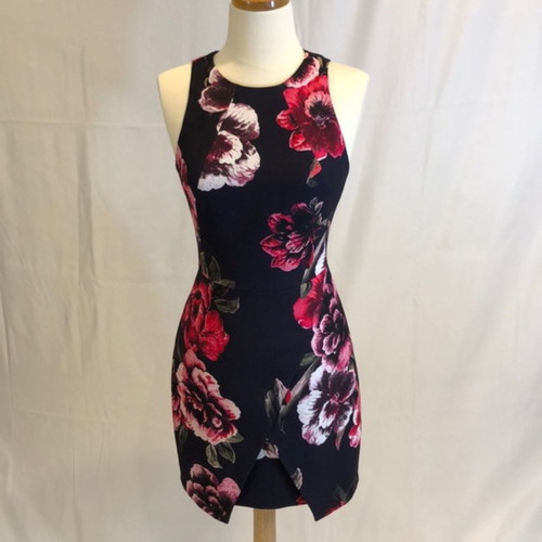 Floral Summer Short Dress Keepsake new, size S, colorful