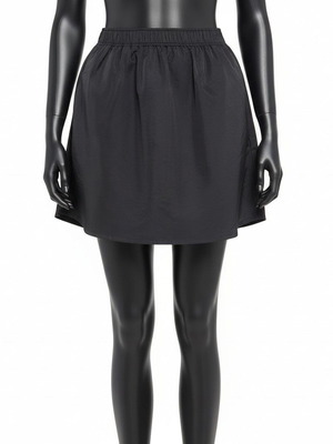 Norr Nicole черна мини пола от найлон, като ново, размер S