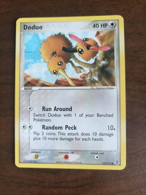 Κάρτα Pokemon Doduo σαν καινούργιο, αυθεντική