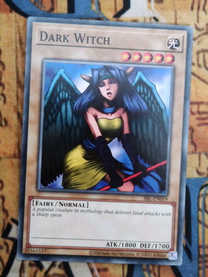 Dark Witch κάρτα Yu-Gi-Oh! σαν καινούργιο Normal Monster