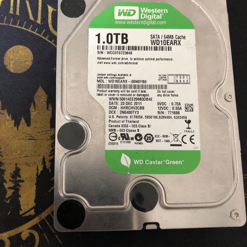 Western Digital 1TB 3.5” used