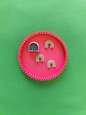 Polymer clay cutter like new for handmade earrings