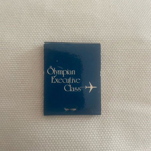 Collectible Olympic Airways matches new Executive Class
