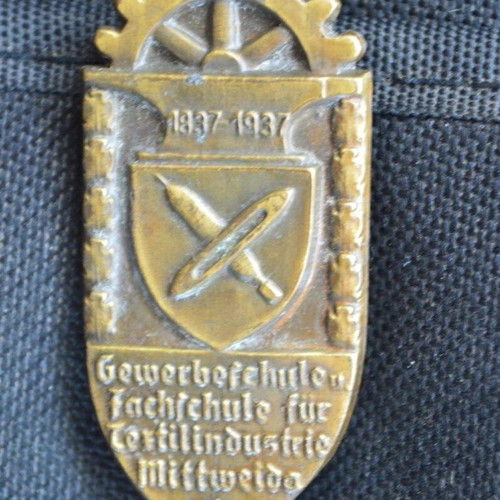 German Technical School 100 Years 1837-1937 Rare Pin used