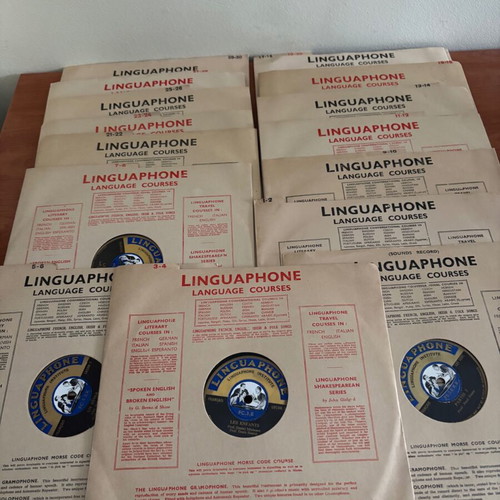 Linguaphone vintage French lessons used