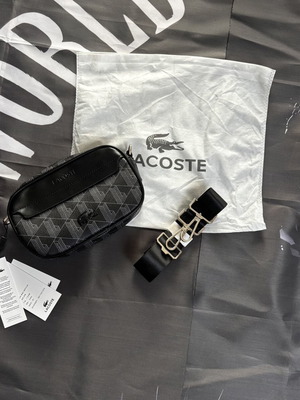Lacoste τσαντάκι σαν καινούργιο, μαύρο