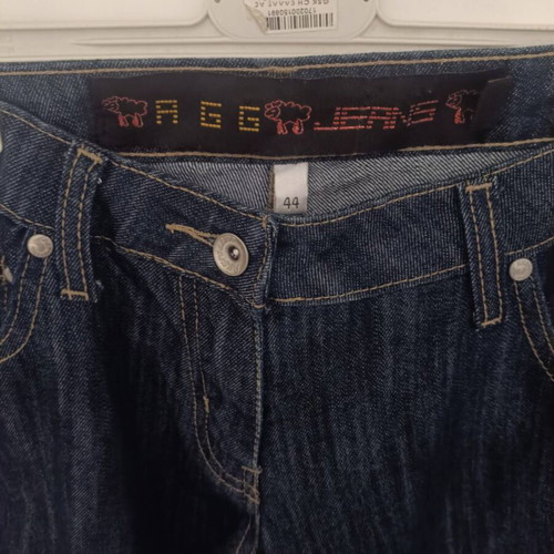 Women's low-rise jeans like new, size 44, dark blue
