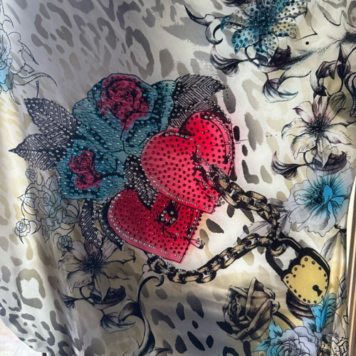 Women's blouse dress like new with unique design, size S
