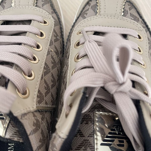 Emporio Armani sneakers like new, beige, size 38