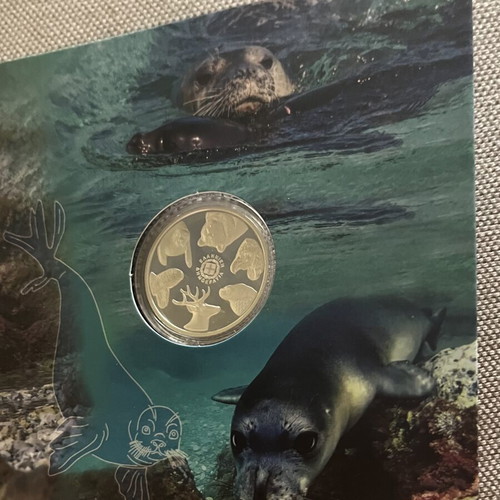 Monachus Monachus 5€ Silver Coin 2024 Proof New