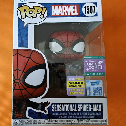 Funko POP! Marvel Sensational Spider-Man #1507 SDCC 2025 Exclusive new