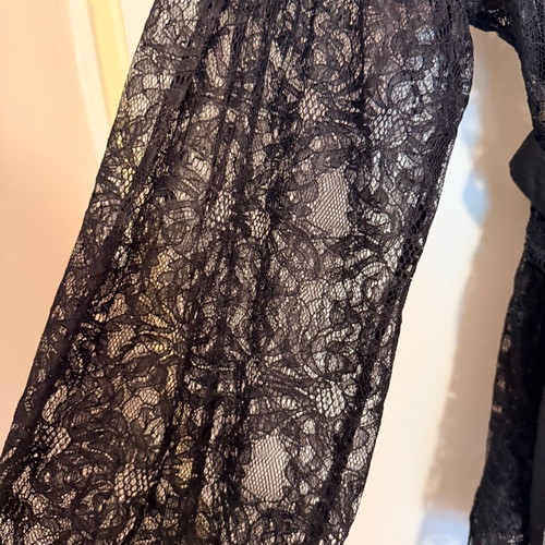 Dolce&Gabbana Women's Lace Blouse like new, 44IT, black