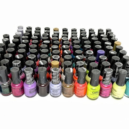 Orly Nail Polishes Collection like new, 117 pieces
