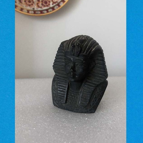 Decorative Egyptian Tutankhamun Pharaoh bust figurine