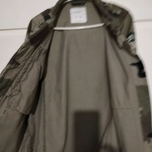 Pull and Bear women's jacket used military style size M to Large green