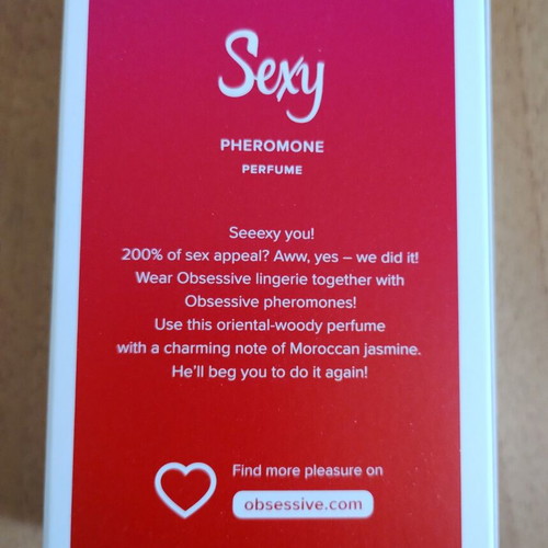 Obsessive Sexy Pheromone Perfume 30ml like new