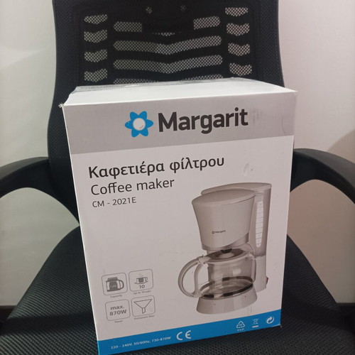 Margarit Coffee Maker new, filter