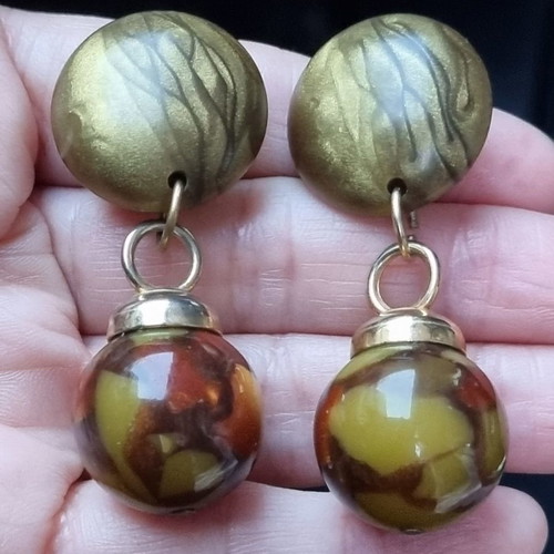 Vintage earrings unique, made in Italy