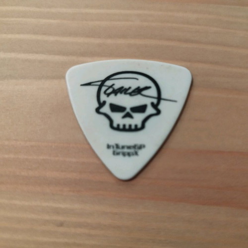 Overkill guitar pick like new, authentic from the band
