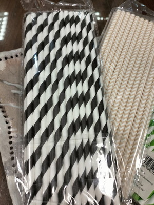Eco-friendly straws pack of 75, new