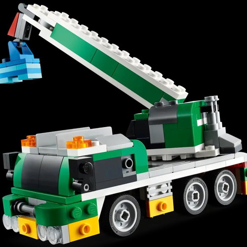 Lego City set 31113 3 in 1 used, Race car transporter