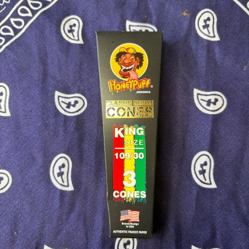 HoneyPuff Classic White King Size cones new, pack of 3